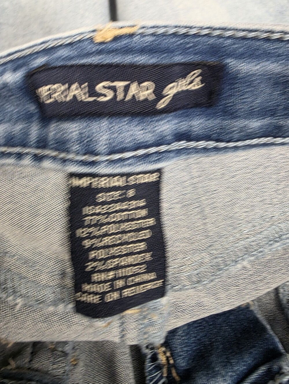 Imperial Star Skinny Pull On Jegging Mid Rise Size 8 - Picture 4 of 5